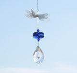 Suncatcher Crystal Butterfly Wind Chimes Hanging Curtains Pendant Home Decor Gifts