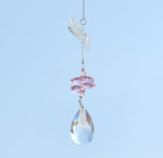 Suncatcher Crystal Butterfly Wind Chimes Hanging Curtains Pendant Home Decor Gifts