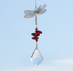 Suncatcher Crystal Butterfly Wind Chimes Hanging Curtains Pendant Home Decor Gifts