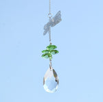 Suncatcher Crystal Butterfly Wind Chimes Hanging Curtains Pendant Home Decor Gifts