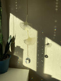 Suncatcher Ginko Leaf Crystal Prism Window Hanging Home Decor Lightcatcher Home Gifts