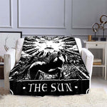 Tarot Card Design Blanket Throw Blanket