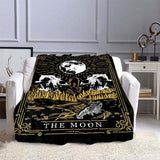 Tarot Card Design Blanket Throw Blanket