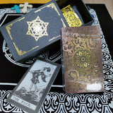 Tarot Suit Laser Colorful Divination Board Game Prediction Tarot Card