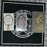 Tarot Suit Laser Colorful Divination Board Game Prediction Tarot Card