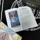 Tarot Suit Laser Colorful Divination Board Game Prediction Tarot Card