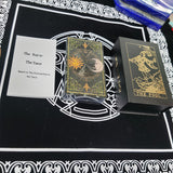 Tarot Suit Laser Colorful Divination Board Game Prediction Tarot Card