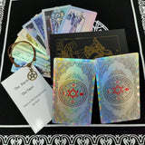 Tarot Suit Laser Colorful Divination Board Game Prediction Tarot Card