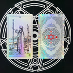 Tarot Suit Laser Colorful Divination Board Game Prediction Card