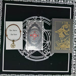 Tarot Suit Laser Colorful Divination Board Game Prediction Card