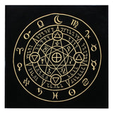 Tarot Table Altar Cloth Metaphysical  Square Pendulum Divination