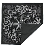 Tarot Tablecloth Rune symbols table cloth Moon Phase Wicca Altar Divination Board Game Velvet Card Pad Pagan Norse Viking Witch Tarot &Divination