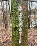 The Phases Sun Catcher Crystal Light Catcher Handmade Catcher Witchy Suncatcher Prism|rainbow Maker | Window Hanging