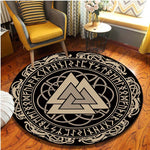 The Vikings Pattern Area Rug Round Floor Mat Living Room Carpet Bathroom Kitchen Rug Doormat