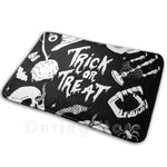 Trick Or Treat Carpet Mat Rug Cushion Soft Non - Slip Trick Treat Halloween Spooky Horror Goth Gothic Punk Kill Star Doll