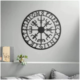 Matte Black Modernized Magical Symbol Design Decoration