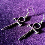 Vampire Ankh earrings occult gothic dracula pendant symbol Original women jewelry gift 2020 new Fashion new charm beautiful