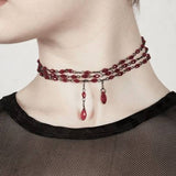 Vampire Kiss Necklace Choker