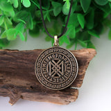 New Magicun Viking~Viking Occult Rune Norse Necklace Nordic Rune Pendants Necklace Collier
