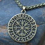 Viking Magic~Viking Odin Runavin necklace For Women Men SYMBOL OF NORSE RUNIC NORSE Runes Vegvisir Pendant Necklace Compass Viking Jewelry