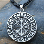Viking Magic~Viking Odin Runavin necklace For Women Men SYMBOL OF NORSE RUNIC NORSE Runes Vegvisir Pendant Necklace Compass Viking Jewelry