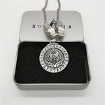 New Magicun Viking~Viking Pendant Amulet Men's silver necklace vintage pagan jewelry 1pc