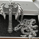 New Magicun Viking~Viking Pendant Axe talisman Necklace pagan smybol jewelry vintage style 1pc