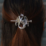 Viking Renaissance Dragon Hair Sticks Wyvern Dragon Hairpin Hair Accessories Jewelry