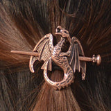 Viking Renaissance Dragon Hair Sticks Wyvern Dragon Hairpin Hair Accessories Jewelry