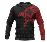 Viking The Raven of Tattoo 3D Printed Men Hoodies Retro Harajuku Fashion Hooded Sweatshirt Autumn Hoody Casual streetwear hoodie