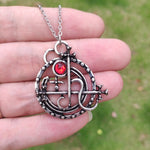 Vintage Gothic Seal Sigil of Lilith Pendant Necklace