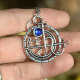 Vintage Gothic Seal Sigil of Lilith Pendant Necklace