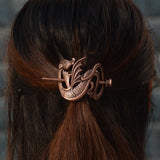 Vintage Nordic Myth Dragon Hairpin Hair Barrette Wyvern Dragon Hair Accessories Hair Jewelry For Gift