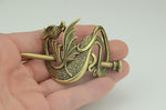 Vintage Nordic Myth Dragon Hairpin Hair Barrette Wyvern Dragon Hair Accessories Hair Jewelry For Gift