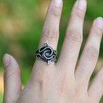 Vintage Silver Snake Ring Animal Rings Born Killers Adjustable Ring Pagan Punk Jewelry For Women Men