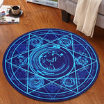 Pentagram Fluffy Rugs Anti-Skid Shaggy Area Home Bedroom Carpet Floor Mat