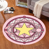 Pentagram Fluffy Rugs Anti-Skid Shaggy Area Home Bedroom Carpet Floor Mat