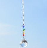 Wiccan Suncatcher Hanging Crystal Home Occult Decor Car Accessories Wind Chime Witchcraft