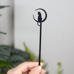 Witch Celtics Crescent Moon Pentagram Lotus Hair Sticks Magic Mysterious Hairpin Wiccan Pagan Gothic Hair Jewelry For Gift