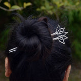 Witch Celtics Crescent Moon Pentagram Lotus Hair Sticks Magic Mysterious Hairpin Wiccan Pagan Gothic Hair Jewelry For Gift