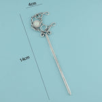 Witch Sword Crescent Moon Goddness Hair Stick