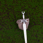 Witch Sword Crescent Moon Goddness Hair Stick