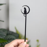 Witch Sword Crescent Moon Goddness Hair Stick