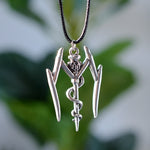 Witch Trident Devil Fork Pendant Necklace Spirit Pagan Jewelry
