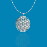 Flower of life pendant to the window Silver plated necklaces & pendants for women Chain pendant for sweater