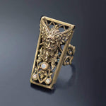 Ancient Greek God Zeus Destiny Vintage Amulet Ring
