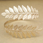 Ancient Roman Gold Plated Roman Laurel Leaf Upper Arm Cuff