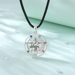 Tetragrammaton Necklace Wiccan Protection Amulet Pentacle Star Jewelry