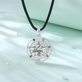 Tetragrammaton Necklace Wiccan Protection Amulet Pentacle Star Jewelry