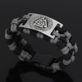 Bangles Handmade Viking Paracord Rune Valknut Bracelet Nordic Jewelry With Gift bag|Bangles| Ancient Treasures Ancientreasures Viking Odin Thor Mjolnir Celtic Ancient Egypt Norse Norse Mythology